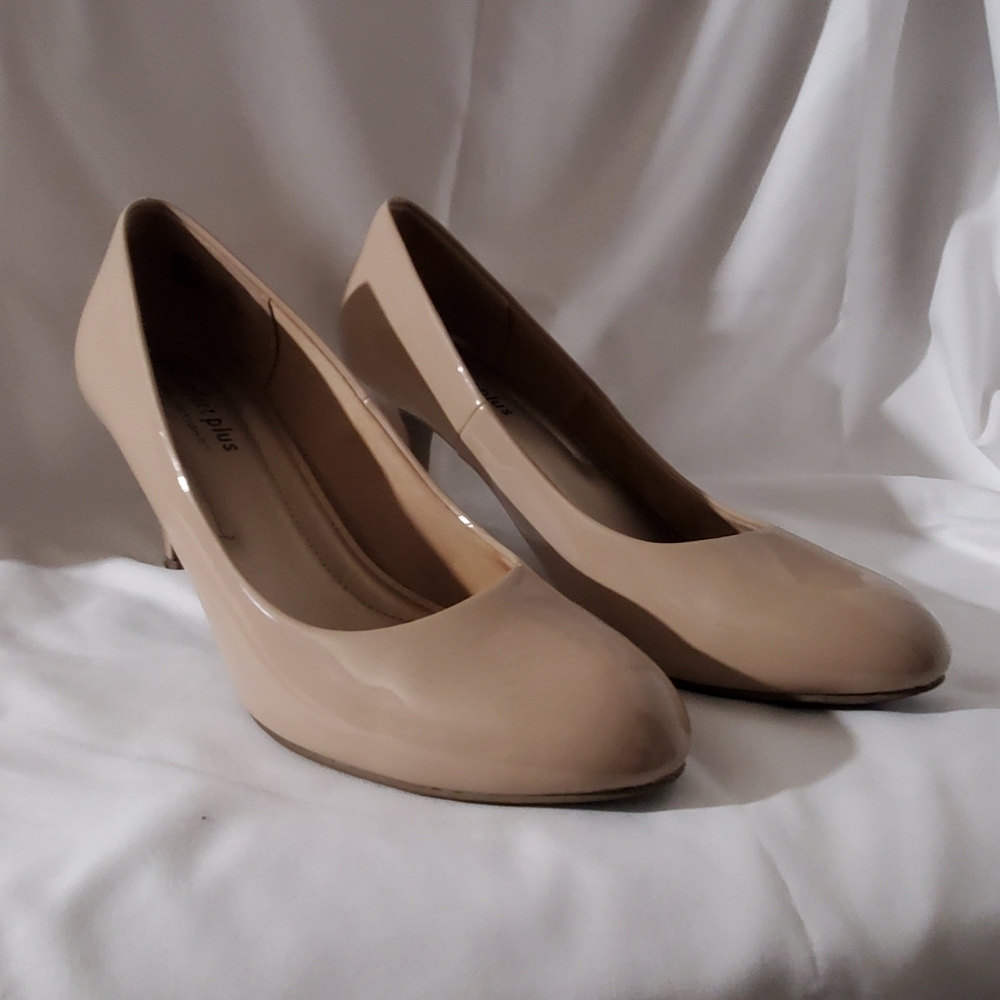 Comfort Plus Glossy Nude Heel